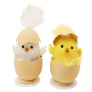 Moritz Easter Chicks in Eggshell Standing Style 10