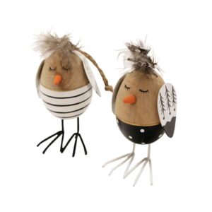 Whimsical Chick Eggs Fluffy Hanger 2 asstd