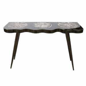 Petrified Wood Wave Console