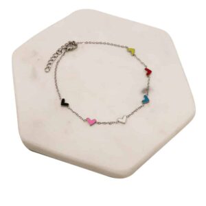 Stainless Steel Enamel Bracelet
