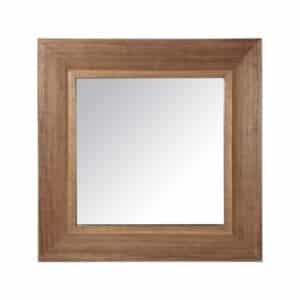 Madrid Wooden Mirror 100cm Square