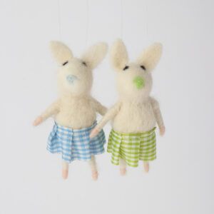Gingham Mice 2 asstd
