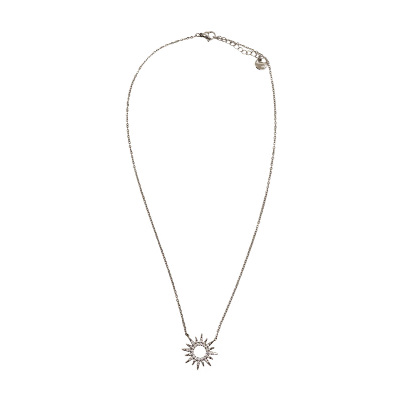Stainless Steel Starburst Necklace - Le Forge