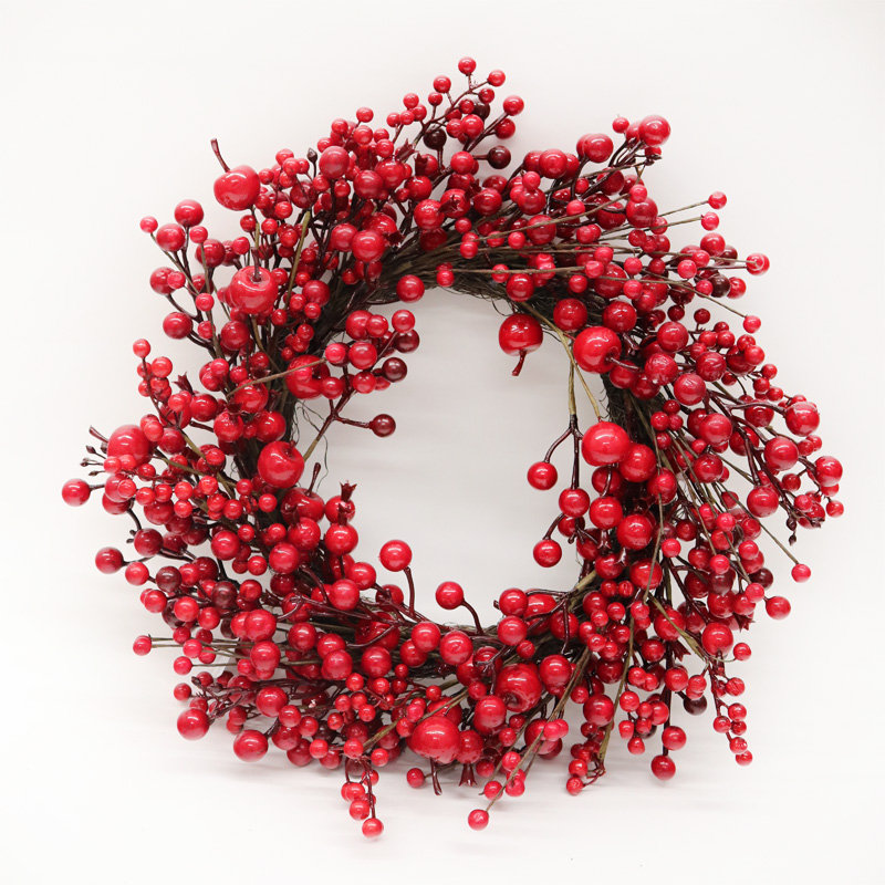 Berry Apple Wreath - Le Forge